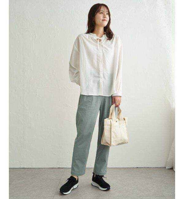 ikka「襟フリルリボン2WAYブラウス」|シャツ・ブラウス|