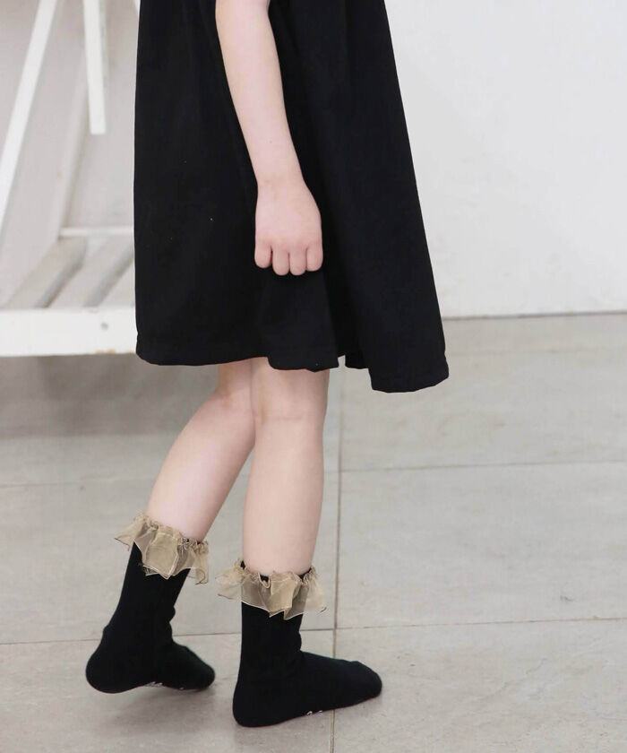 BACKYARD FAMILY「靴下 キッズ 女の子 ショート 通販 クルーソックス 66032301 ソックス」|ソックス|