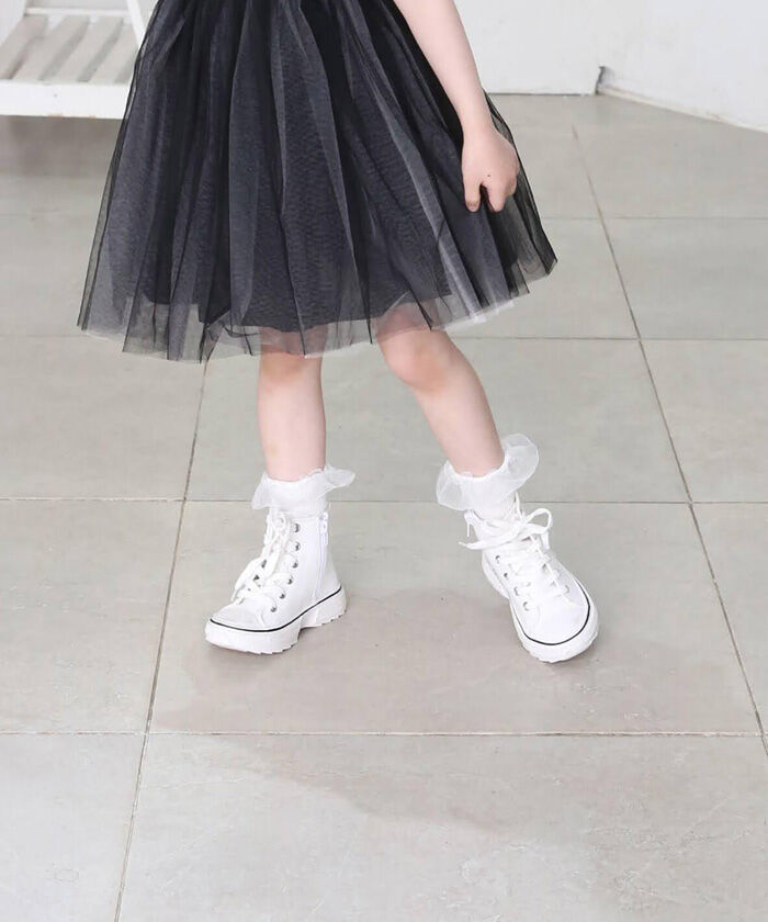 BACKYARD FAMILY「靴下 キッズ 女の子 ショート 通販 クルーソックス 66032301 ソックス」|ソックス|