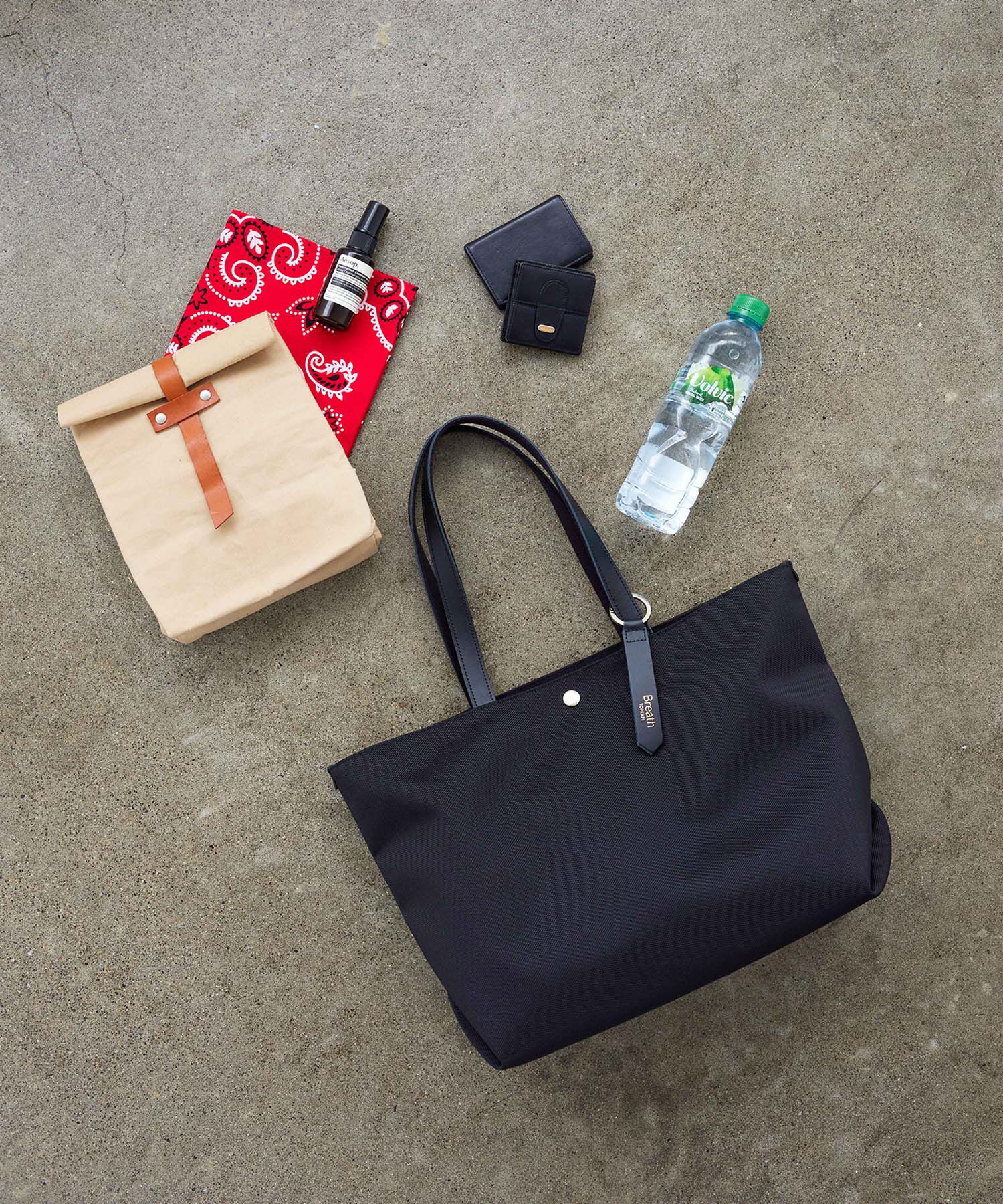 TOPKAPI BREATH「【新色追加】【Breath TOPKAPI】Aerial エアリアル ナイロン カラーストラップ付き A4 トートバッグ /軽量」|トートバッグ|