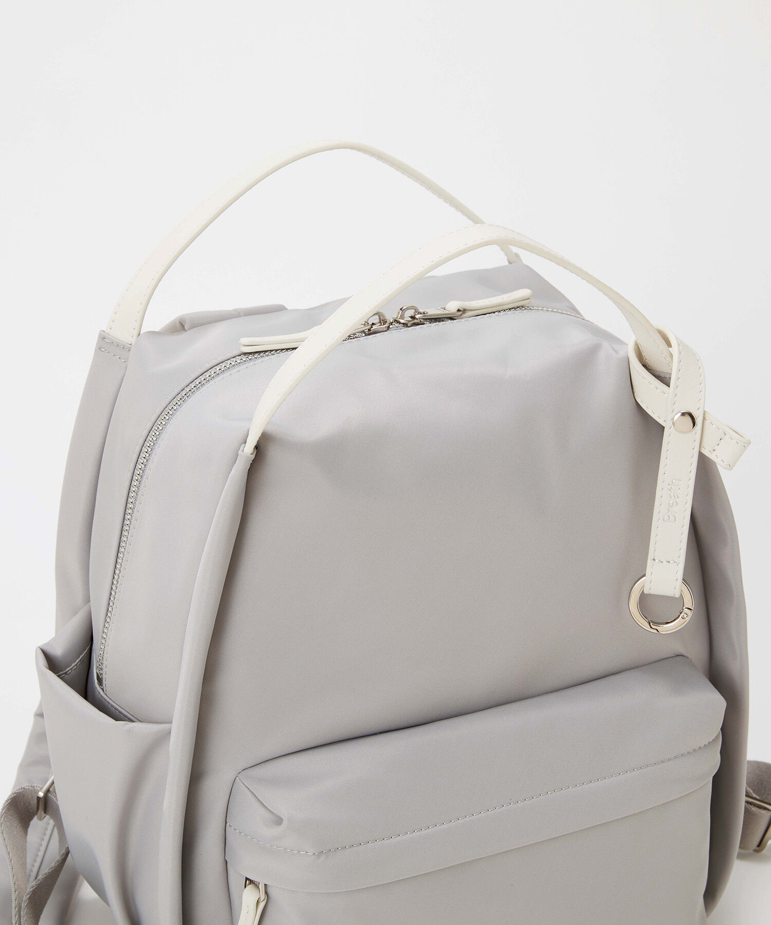 TOPKAPI BREATH「【Breath TOPKAPI】【撥水】ツヤ ナイロン レザーハンドル ミニ リュック」|リュック|