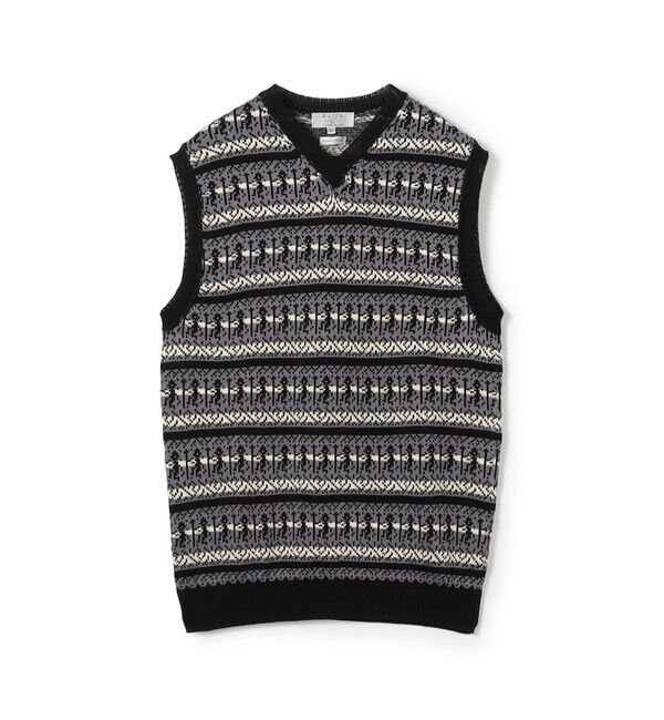 TOMORROWLAND BUYING WEAR「【別注】Raffa Molina コットン ニットベスト」|ニット・セーター|18 ブラック系