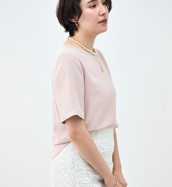 NOLLEY'S sophi「ウォッシャブルダブルクロスＴブラウス」|シャツ・ブラウス|