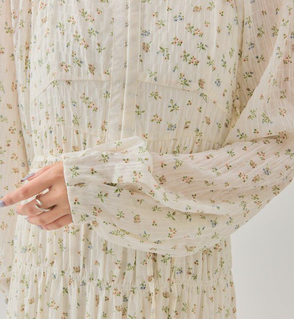  「小花コルセットワンピース」|ワンピース|