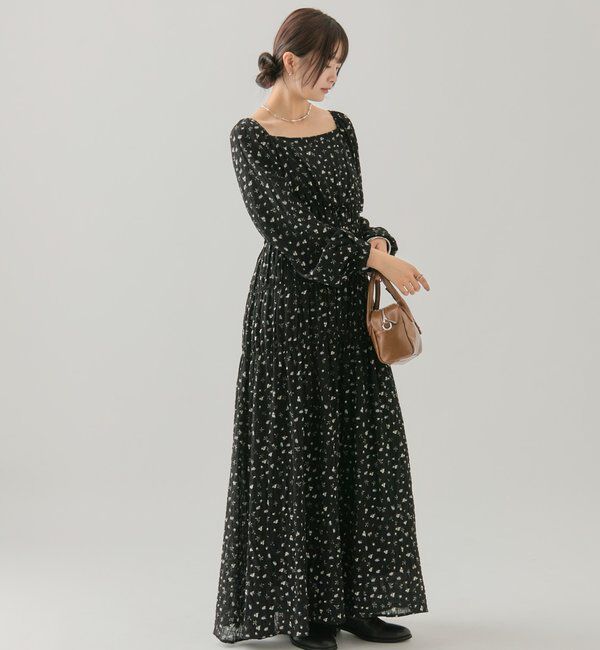  「小花コルセットワンピース」|ワンピース|