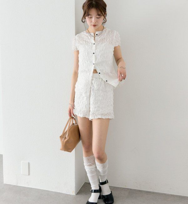  「エアリーシャーリングブラウス」|シャツ・ブラウス|