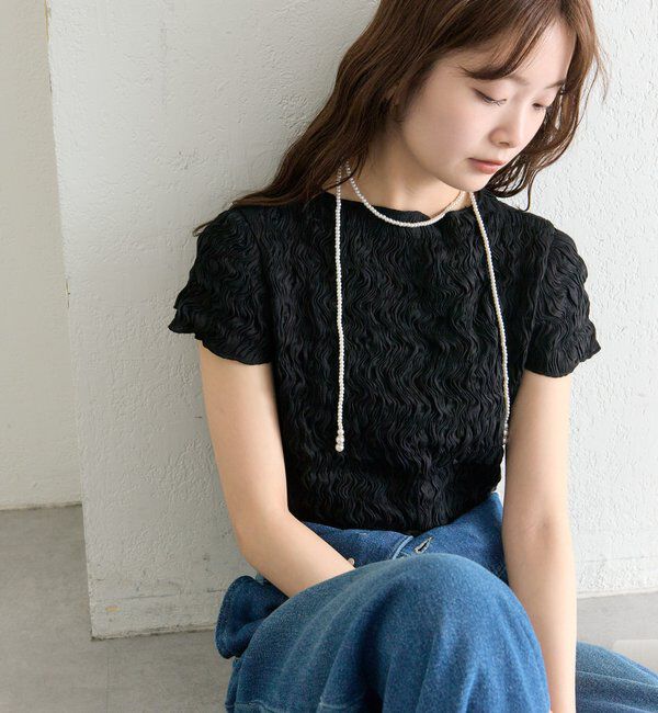  「エアリーシャーリングブラウス」|シャツ・ブラウス|