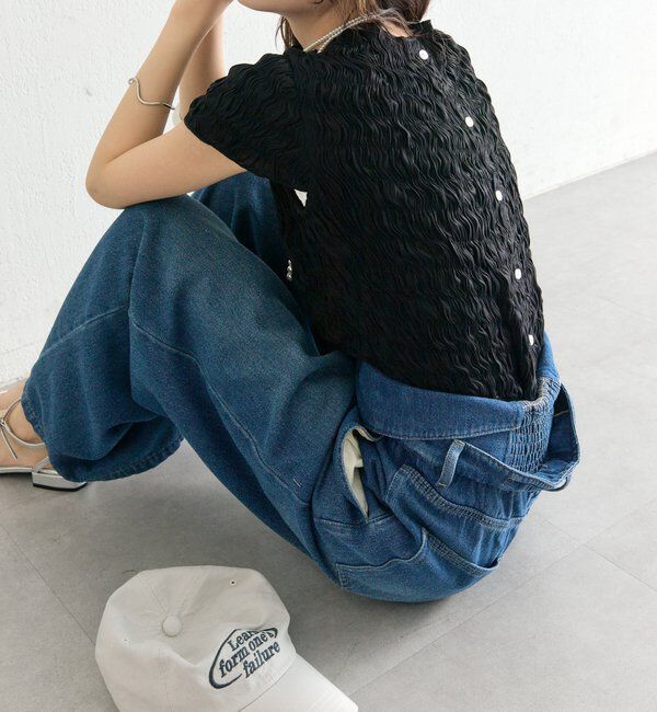  「エアリーシャーリングブラウス」|シャツ・ブラウス|