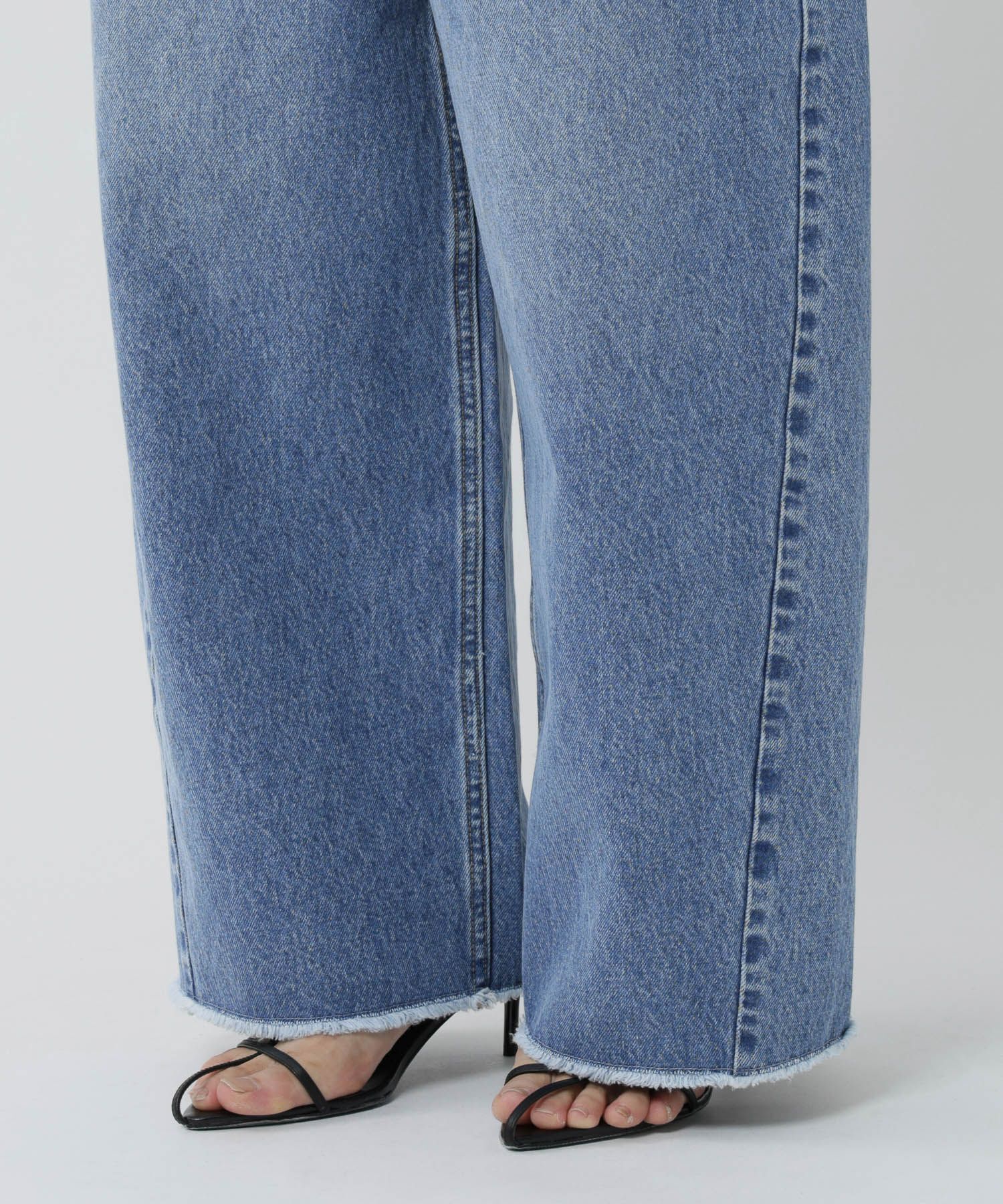 BABYLONE「バレルレッグデニムパンツ」|デニム|