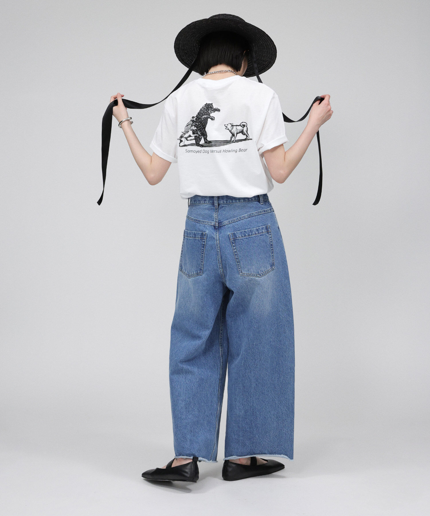 BABYLONE「バレルレッグデニムパンツ」|デニム|