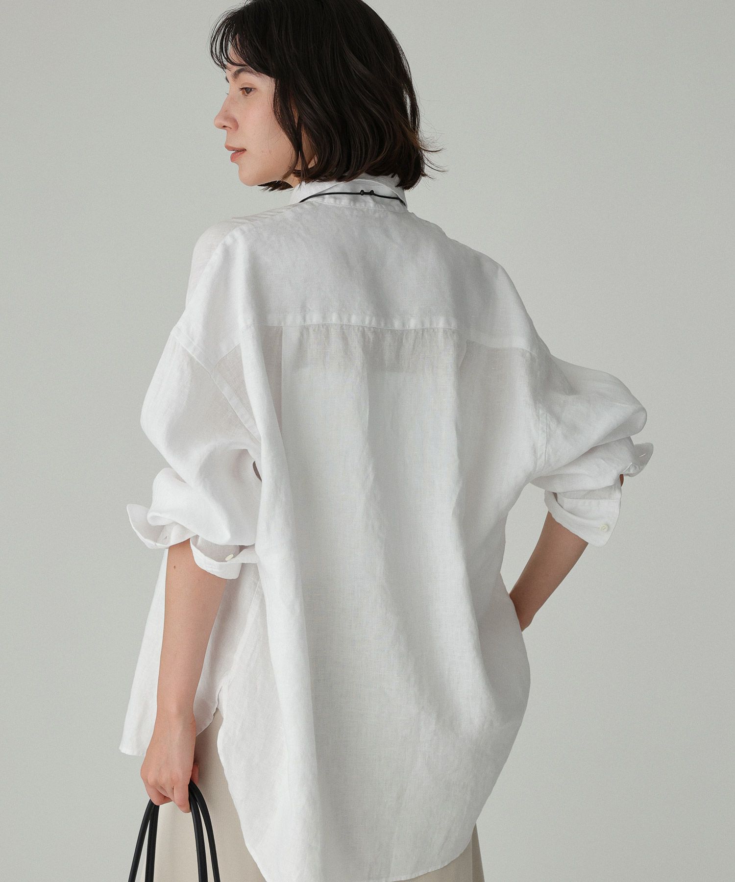 BABYLONE「リネンBIGシルエットシャツ」|シャツ・ブラウス|