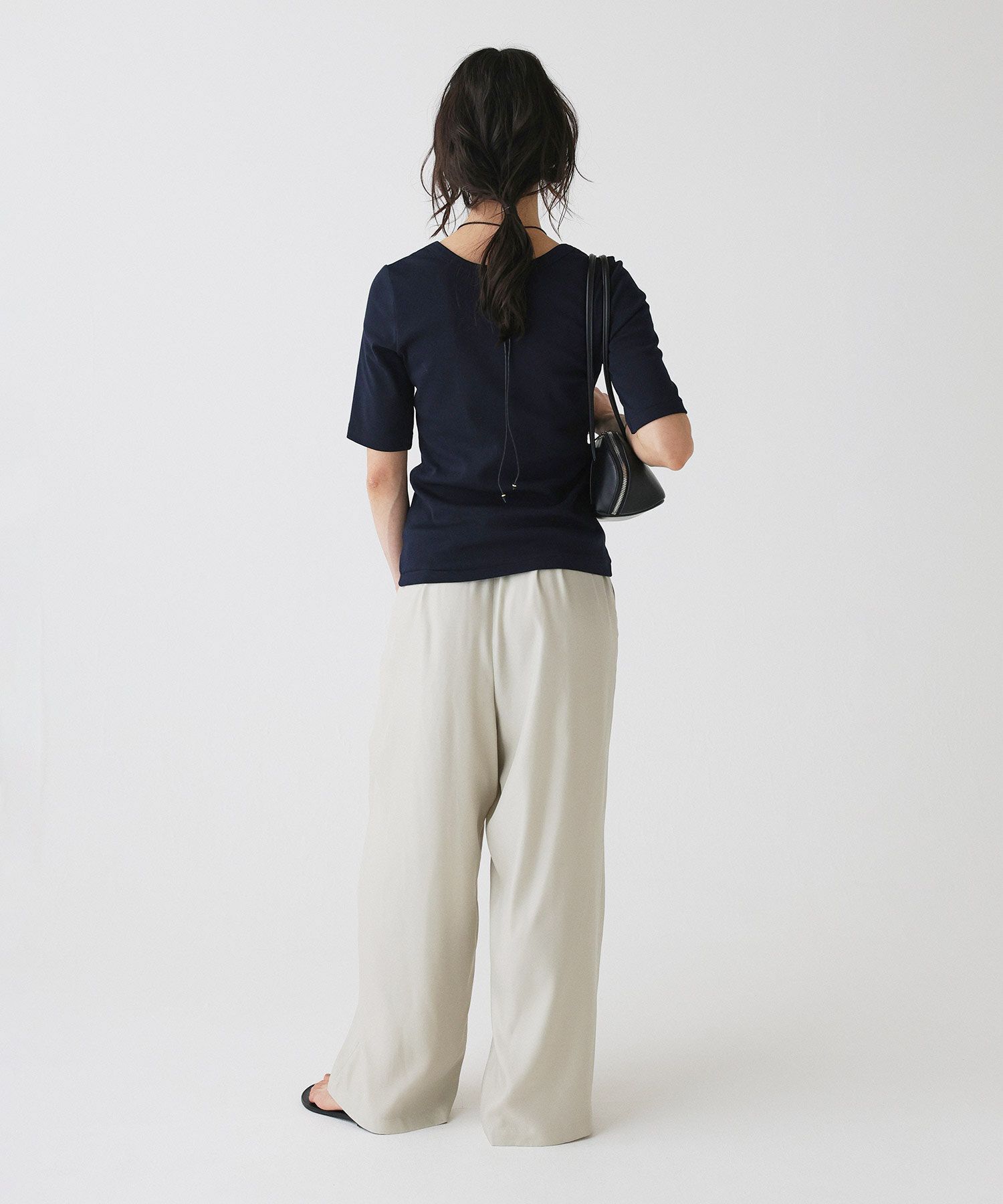 BABYLONE「イージースラックスパンツ/ ハンドウォッシャブル」|スラックス|