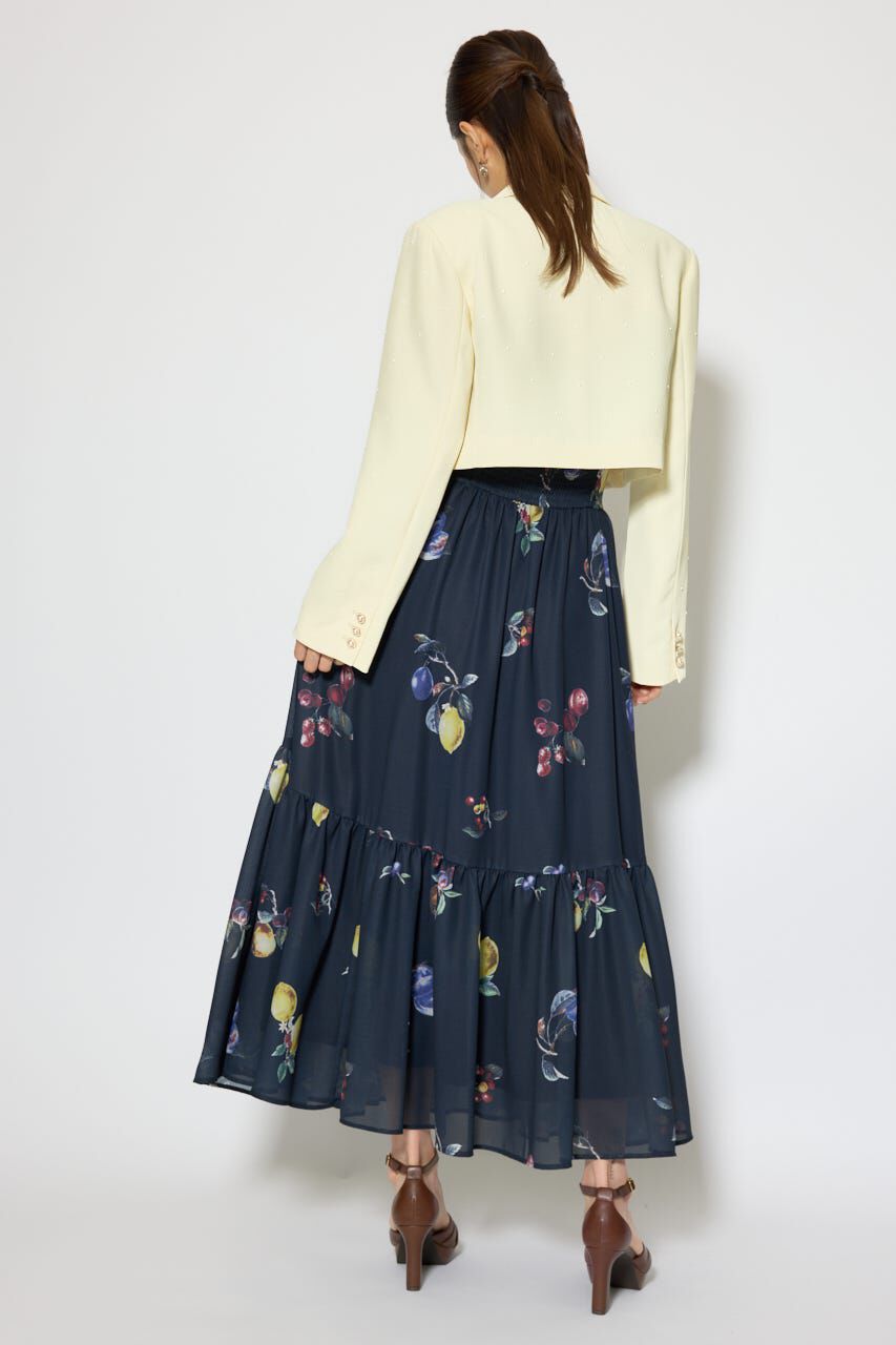 rienda「パール付きシングルショートテーラードジャケット」|その他|