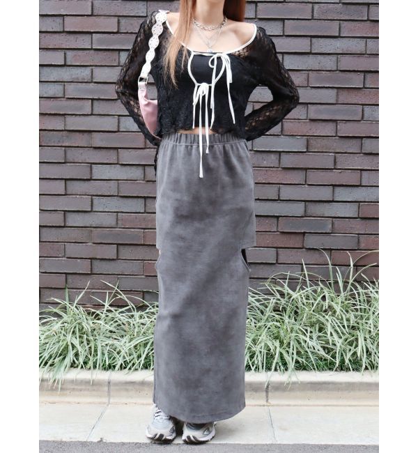 EVRIS「カットオフロングスカート」|スカート|