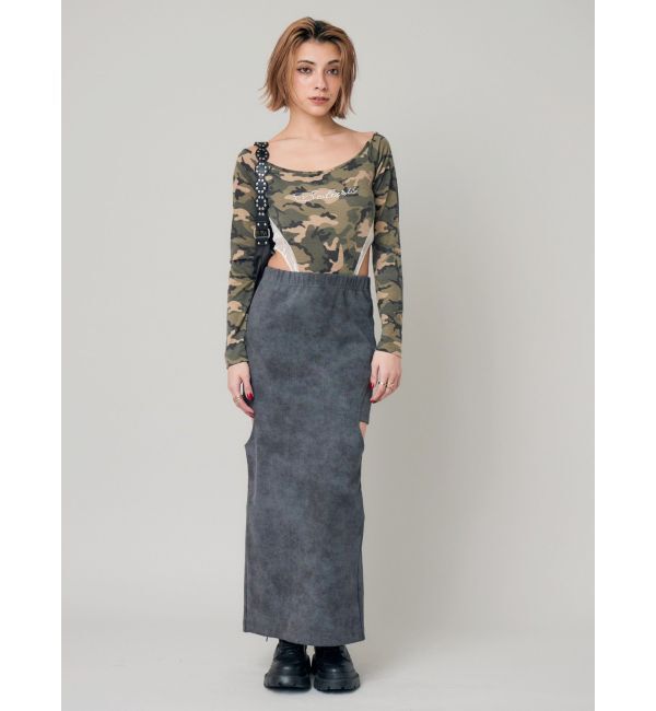 EVRIS「カットオフロングスカート」|スカート|