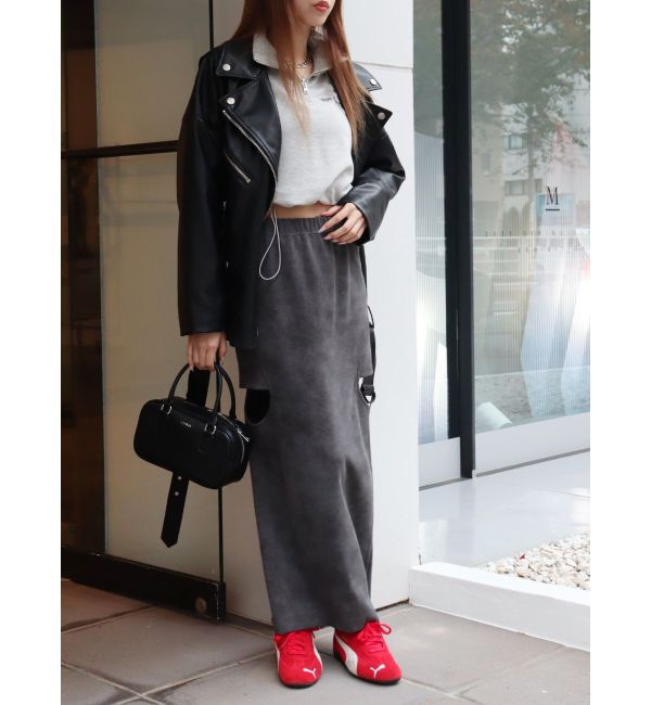 EVRIS「カットオフロングスカート」|スカート|