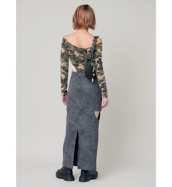 EVRIS「カットオフロングスカート」|スカート|