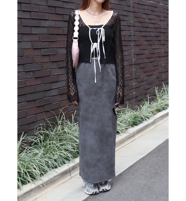 EVRIS「カットオフロングスカート」|スカート|