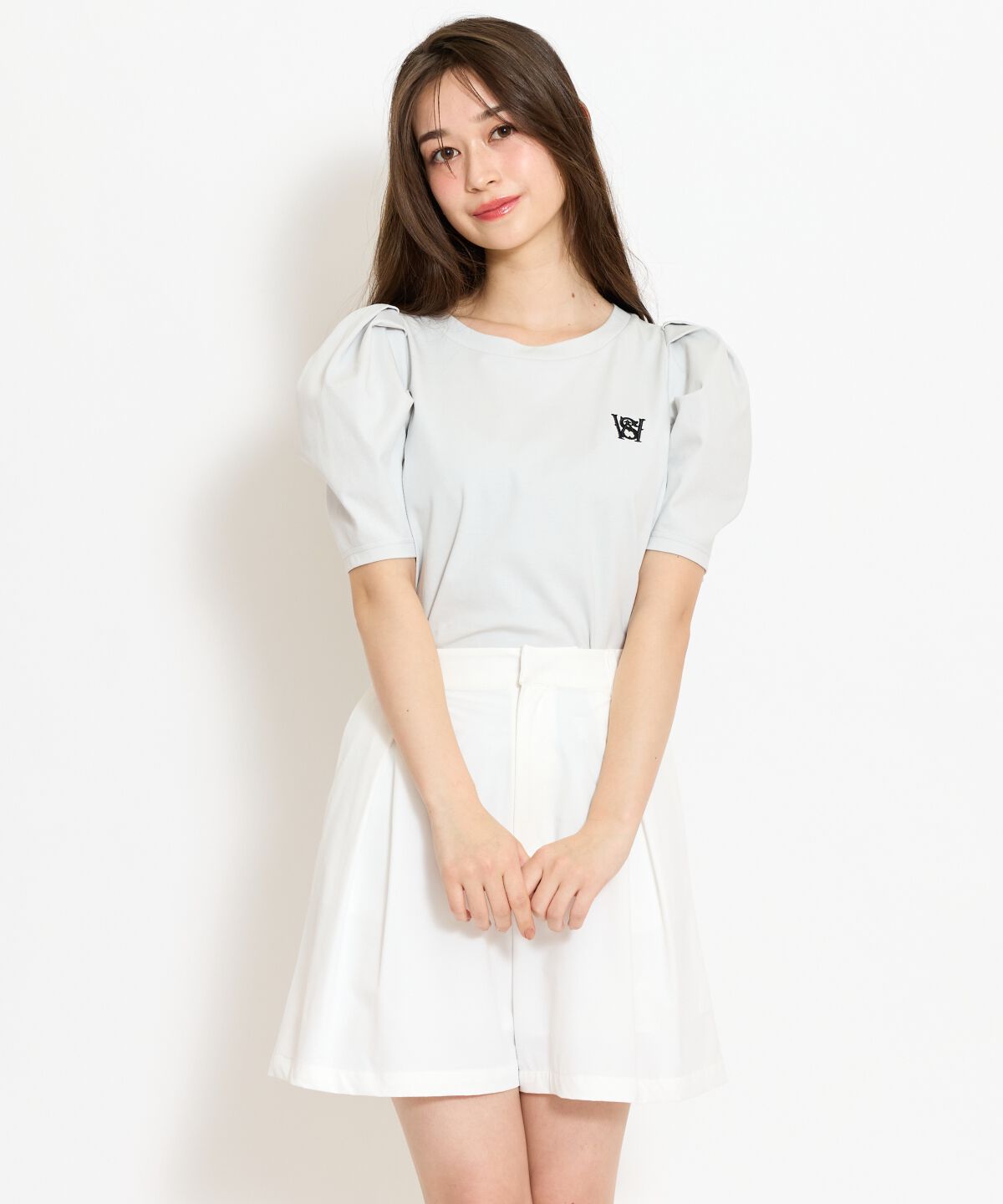 WILLSELECTION「ロゴ刺繍タックスリーブTシャツ」|Tシャツ・カットソー|