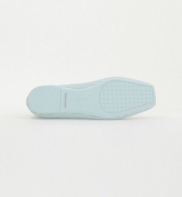 UNITED ARROWS green label relaxing「ウェルネスシアー スクエア V フラットシューズ / ニットシューズ」|ローファー|