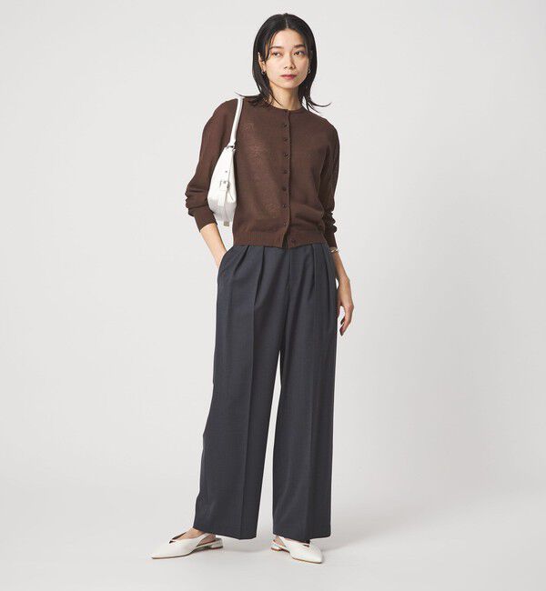 UNITED ARROWS green label relaxing「ハニカム クロップド ニット カーディガン」|カーディガン|