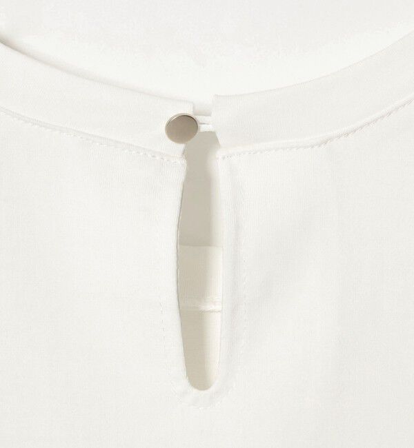 UNITED ARROWS green label relaxing「【WEB限定】＜at ease＞フリル カットソー 接触冷感 UVカット 遮熱」|Tシャツ・カットソー|