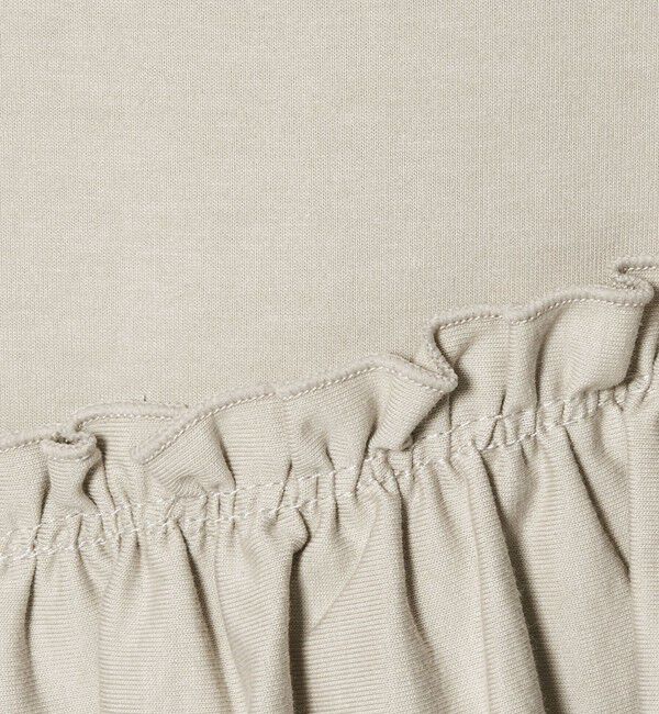 UNITED ARROWS green label relaxing「【WEB限定】＜at ease＞フリル カットソー 接触冷感 UVカット 遮熱」|Tシャツ・カットソー|