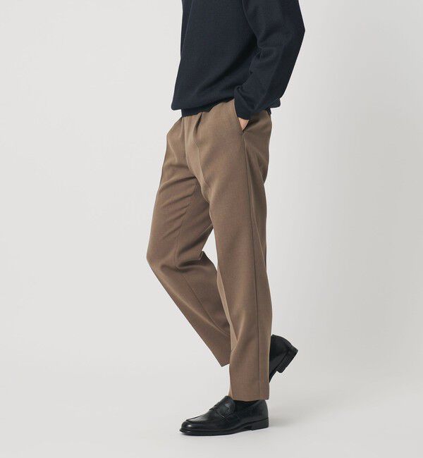 BEAUTY&YOUTH UNITED ARROWS「ソフト ダブルクロス イージー スラックス NO.5」|チノ|