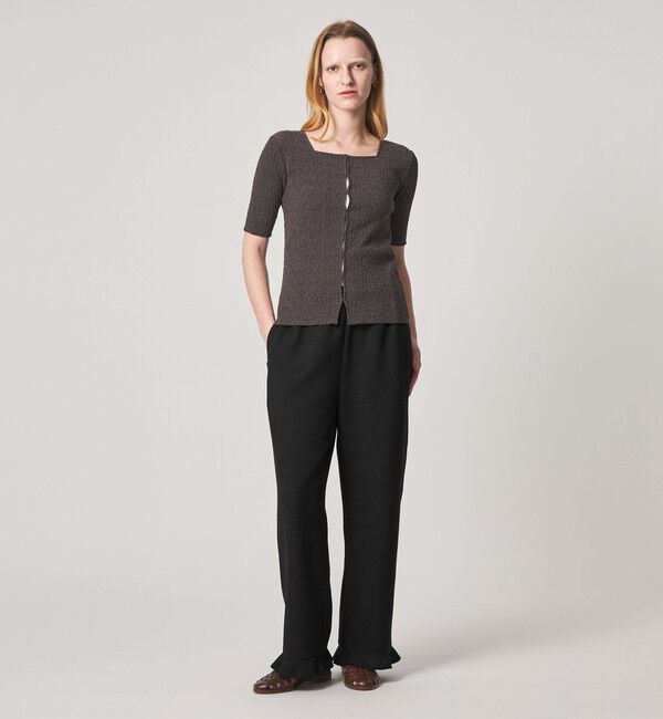 STEVEN ALAN「＜Steven Alan＞ツイードライク フリル パンツ」|チノ|