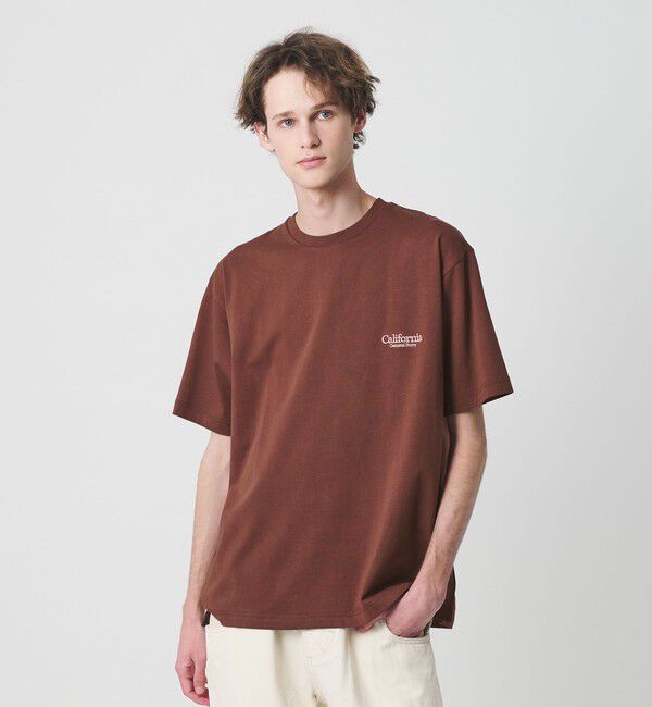 California General Store「＜CGS.＞オーガニック コットン クルーネック ロゴ Tシャツ」|Tシャツ・カットソー|