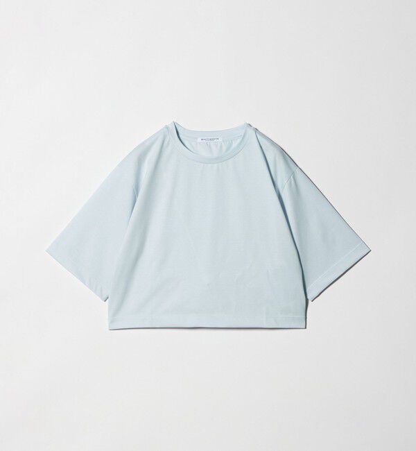 BEAUTY&YOUTH UNITED ARROWS「コットンポリエステル クロップド Tシャツ」|Tシャツ・カットソー|LT.BLUE