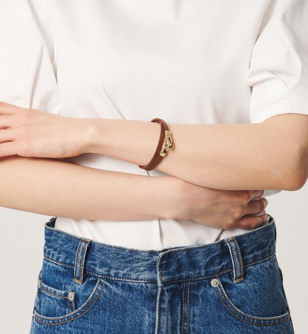 BEAUTY&YOUTH UNITED ARROWS「メタル&times;レザーベルト ブレスレット」|ブレスレット・バングル|