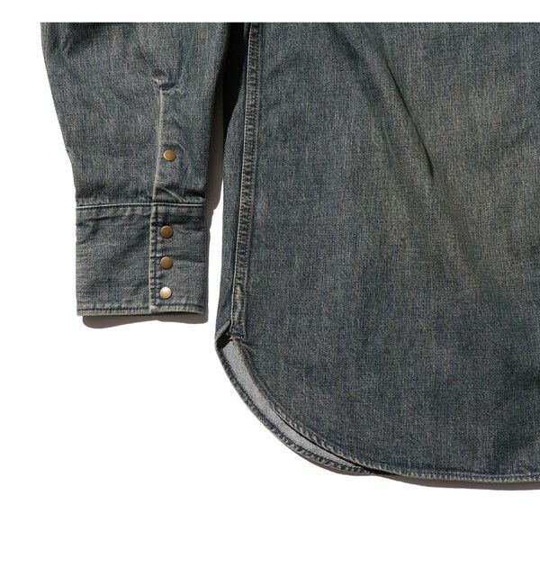 BEAMS PLUS「ダブルダイ デニム ウエスタン シャツ」|シャツ・ブラウス|