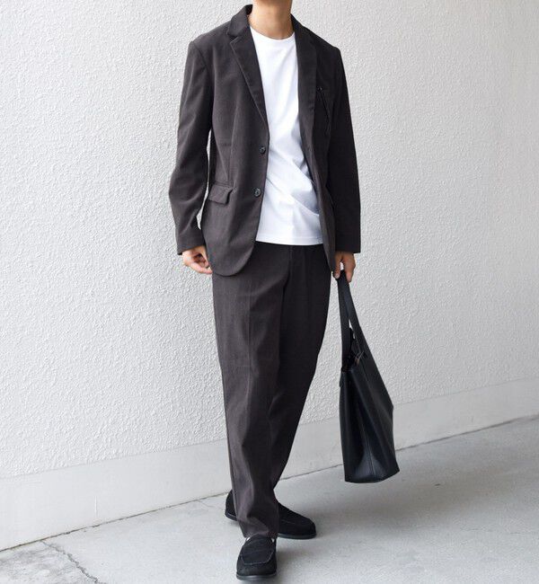 SHIPS any「SHIPS any:〈洗濯機可能〉SOLOTEX(R) コーデュロイ セットアップ ジャケット & イージーパンツ◇」|スーツ|