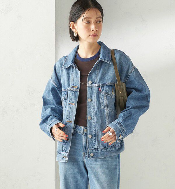 SHIPS for women「【一部SHIPS別注】GGG:〈手洗い可能〉クルーネック 半袖 TEE」|Tシャツ・カットソー|