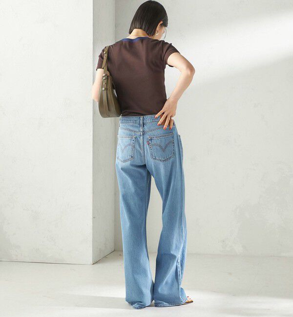 SHIPS for women「【一部SHIPS別注】GGG:〈手洗い可能〉クルーネック 半袖 TEE」|Tシャツ・カットソー|