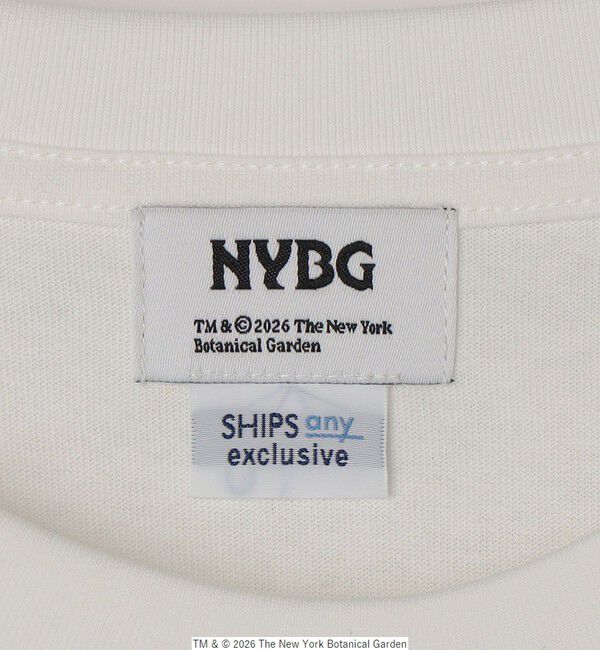 SHIPS any「【SHIPS any別注】NYBG: ボタニカル プリント リラックス Tシャツ◇」|Tシャツ・カットソー|