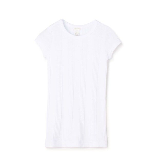 GALERIE VIE「コットンランダムリブ フレンチスリーブプルオーバー」|Tシャツ・カットソー|11 ホワイト