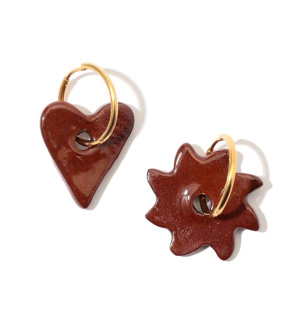 TOMORROWLAND GOODS「 LEVENS JEWELS VACATIONS ピアス」|ピアス|47 ブラウン