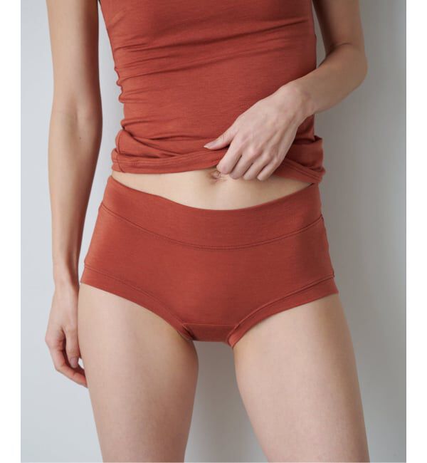 EMILYWEEK「【ACTIVE】Bamboo ボーイレッグショーツ（ベージュA、オレンジ）」|インナー|