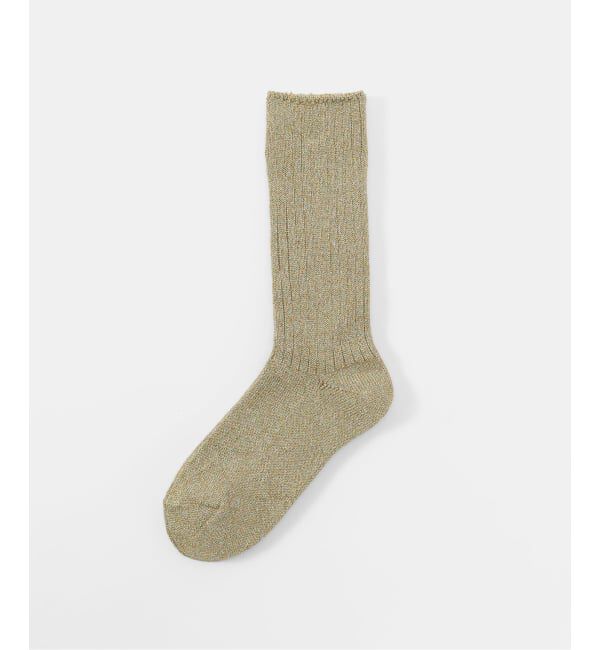 IENA「MARCOMONDE/マルコモンド heavy duty glitter socks 靴下 96N3/1GL-25C」|ソックス|ゴールド