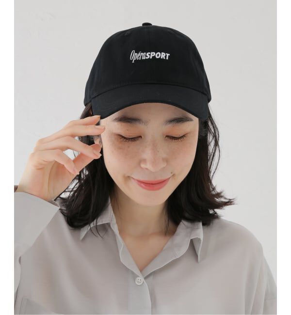 SLOBE IENA「Opera SPORT/オペラスポーツ ロゴキャップ RENE UNISEX CAP J35」|キャップ・キャスケット|