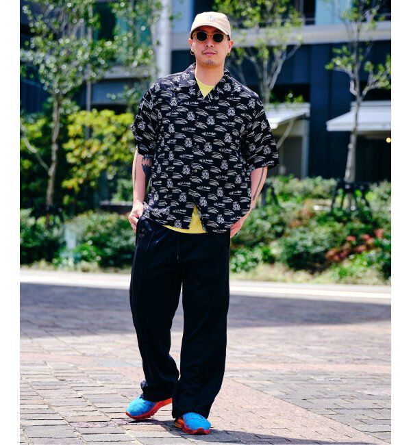 Paris Saint-Germain「【隈 研吾 &times; Paris Saint-Germain】グラフィックプリント オープンカラーシャツ」|シャツ・ブラウス|