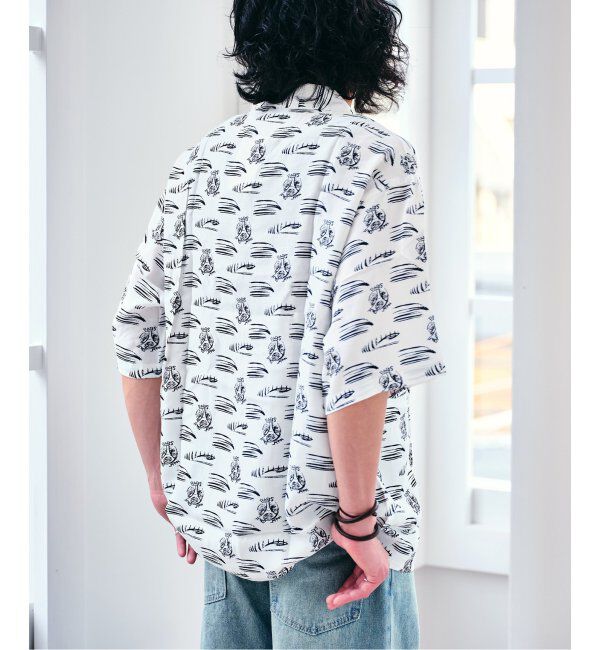 Paris Saint-Germain「【隈 研吾 &times; Paris Saint-Germain】グラフィックプリント オープンカラーシャツ」|シャツ・ブラウス|