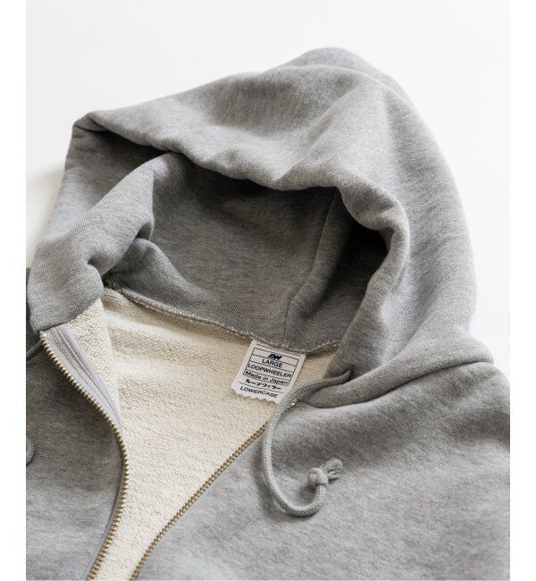 EDIFICE「LOOPWHEELER &times; LOWERCASE for EDIFICE ライトツリウラケ ジップパーカー」|パーカー|