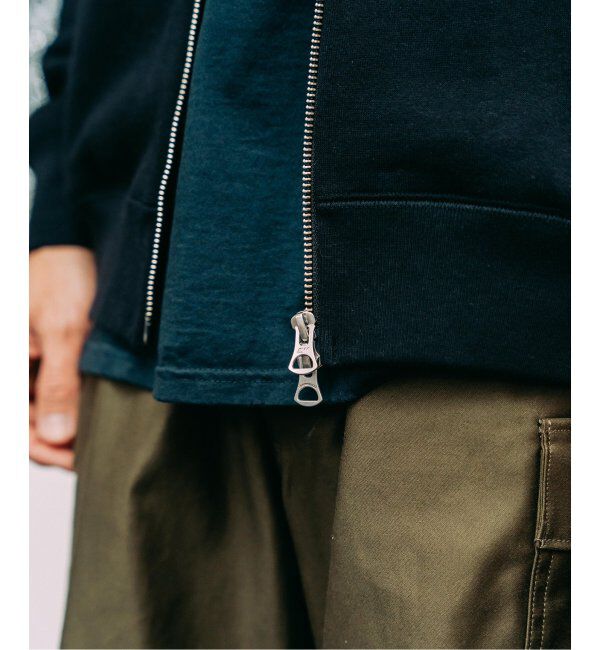 EDIFICE「LOOPWHEELER &times; LOWERCASE for EDIFICE ライトツリウラケ ジップパーカー」|パーカー|