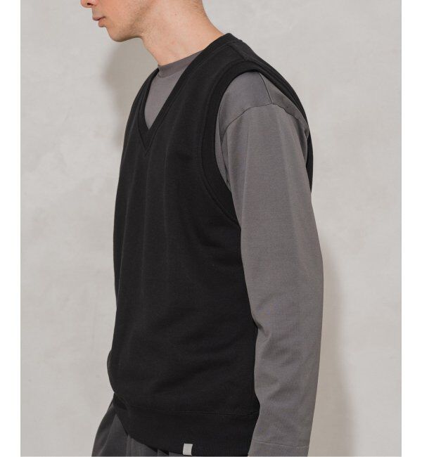 EDIFICE「LOOPWHEELER &times; LOWERCASE for EDIFICE ライトツリウラケ ルーズベスト」|スウェット・ジャージ|