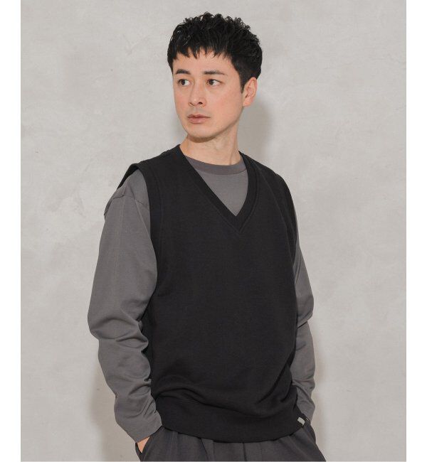 EDIFICE「LOOPWHEELER &times; LOWERCASE for EDIFICE ライトツリウラケ ルーズベスト」|スウェット・ジャージ|