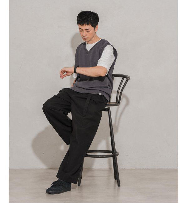 EDIFICE「LOOPWHEELER &times; LOWERCASE for EDIFICE ライトツリウラケ ルーズベスト」|スウェット・ジャージ|