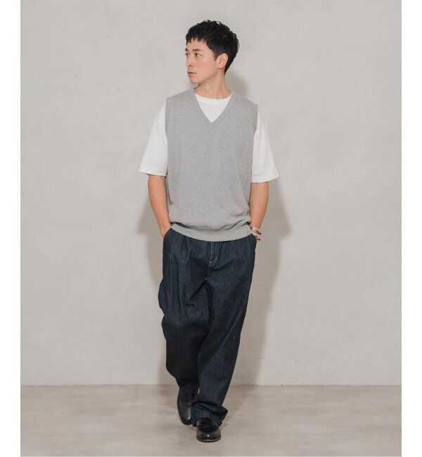 EDIFICE「LOOPWHEELER &times; LOWERCASE for EDIFICE ライトツリウラケ ルーズベスト」|スウェット・ジャージ|